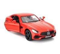 RMZ City 1/36 Scale AMG GTR Car Model, Zinc Alloy Die-Cast Pull Back Vehicles Kid Toys for Boy Girl Gift (Red)