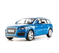 RMZ City 1/36 Scale Audi Q7 Casting Car Model, Zinc Alloy Toy Car for Kids, Pull Back Vehicles Toy Truck for Toddlers Kids Boys Girls Gift Blue