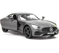 RMZ City 1/36 Scale Benz AMG GTR Car Model, Zinc Alloy Die-Cast Pull Back Vehicles Kid Toys for Boy Girl Gift (Gray)