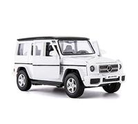 RMZ City 1/36 Scale Mercedes Benz G63 Casting Car Model, Zinc Alloy G Wagon Toy Car for Kids, Pull Back Vehicles Toy for Toddlers Kids Boys Girls Gift (White)