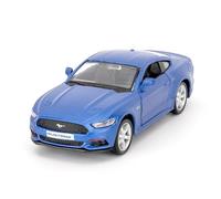 RMZ City Ford Mustang Car Model, 1/36 Scale Casting Zinc Alloy Toy Car for Kids, Pull Back Vehicles for Toddlers Kids Boys Girls Gift (Blue)
