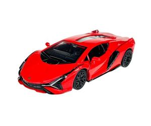 RMZ City Lamborghini Sian Rosso Mars Red (compatible with) 1:32 Scale Diecast Toy Model Car