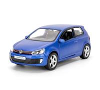 RMZ City Volkswagen Golf GTI Car Model, 1/36 Scale Casting Zinc Alloy Toy Car for Kids, Pull Back Vehicles for Toddlers Kids Boys Girls Gift (Blue)