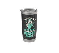 RN ICU Night Shift Nurse Stainless Steel Insulated Tumbler