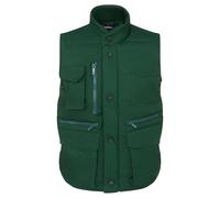 ØRN International Eider (4700) Mens Workwear Padded Bodywarmer, Windproof, Machine Washable - Bottle Green, 4XL