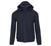 ØRN Mens Bomber Jacket - Hooded Workwear with Insulated Fleece Lining, Water Resistant, Machine Washable, Fulmar 4300 - Navy, Medium