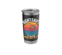 RN Night Shift Nurse Humor Overnight RN Stainless Steel Insulated Tumbler