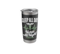 RN Night Shift Nurse Stainless Steel Insulated Tumbler