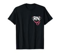RN Nurse Breast Cancer Awareness Shirt, Pink RN Nurse Logo T-Shirt