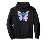 RN Nursing Butterfly Watercolor Art Registered Nurse Pullover Hoodie