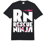 RN Rescue Ninja Funny Nursing Healthcare Registered Nurse Comfort Colors Adult Heavyweight T-Shirt
