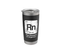 Rn The Element of Urgency Funny Science Periodic Table Stainless Steel Insulated Tumbler