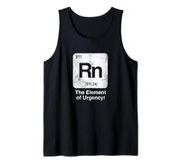 Rn The Element of Urgency Funny Science Periodic Table Tank Top