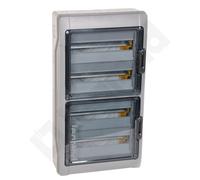 RN65 PLASTIC DISTRIBUTOR NT 72M 4X 18M N+PE IP65 IK09 601948