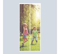 RnCop Magnetic Screen Door fits Door up to 90 ×210cm, Heavy Duty Fly Screen Door Mesh Screen Curtain - Self Sealing, Hands Free, Frame Hook & Loop-White