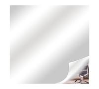 RNCOZE 2 PCS Mirror Wall Stickers Film, Flexible Acrylic Mirror Sheets Self Adhesive, Non Glass Tiles Wall Sticky Mirror for Home Decor(50cm*50cm*0.1mm)