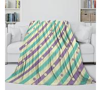 RNDKAUUIE Texture 3D Printed Throws Blankets For Sofas, Print Throw For Bed Couch Chairs, Cosy Fleece Bed Throws, Throw Blanket for Travel 60x80inch(150x200cm)