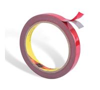 Rnemitery Double Sided Mounting Tape 15mm x 3m, 0.8mm Thick Heavy Duty Foam Tape Strong Adhesive for Car Décor Home Office Logos, Foam Based with High Strength & Weather Resistance