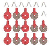 RNFKSU 14 Red Universal Electric Scooter Brake Pads Sets, Semi-Metal Brake Pads, Suitable For Mountain Bikes, Road Bikes.