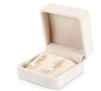 RNFKSU 2 Pieces Of Flannel Jewelry Storage Box, The Lining Is Soft And Scratch-Resistant, Small And Ele, And Can Store Earrings, Rings, Bracelets, And Necklaces.