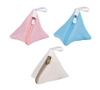 RNFKSU 3 Pieces Of Mini Triangular Laundry Bags, Multi-Function Washing And Care Bags, Special Bags For Small Washing Machines, Suitable For Laundry Beads, Underwear, Socks.