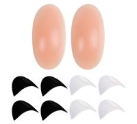 RNFKSU 4 Pairs Of Sponge Shoulder Pads, 1 Pair Of Silicone Shoulder Pads, Invisible Non-Slip Shoulder Pads, Comfortable And Seamless Shoulder Pads, Unisex.