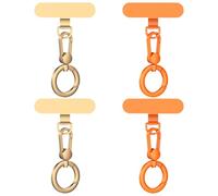 RNFKSU 4 Pieces Of Metal Hanging Pieces, Spring Ring Hanging Pieces, Universal Mobile Phone Hanging Pieces, Mobile Phone Lanyard Accessories.