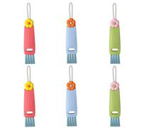 RNFKSU 6 Three-In-One Cup Lid Cleaning Brushes, Water Cup Slit Cleaning Brushes, Portable Mini Cup Brushes, Suitable For Baby Bottles And Water Cups.