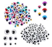 RNFKSU 776 Pieces Of Movable Doll Eyes, Self-Adhesive Swinging Eye Stickers, Practical Handmade Decoration Accessories, Suitable For Diy Plush Doll Making.