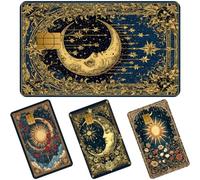 Rngmsi Credit Debit Card Skin - 4 Pcs Tarot Sun Moon Debit Card Stickers Myth Magic Waterproof Decal Cover Set for DIY Key Transportation Credit Cards Removable Sticker