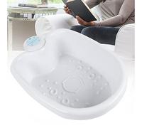 RNGWHTOM Portable Ionic Foot Bath Spa Deep Cleansing & Relaxation 30-Min Timer 5-Min Interval Lights, Safe for All Ages
