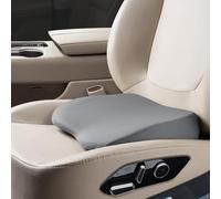 Rngwxoe 2 in 1 Wedge Car Cushions or Lumbar Support for Driving - 3.5 Inches Soft Memory Foam Driver Seat Cushion for Car Truck - Comfort Coccyx Cushion for Tailbone & Back Pain Relief, Grey