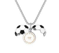 Rnivida Soccer Jewelry Gifts Engraved Christian Bible Verse,Soccer Pendant Necklace to Hold photos Inside for Men and Women, M, Metal, No Gemstone