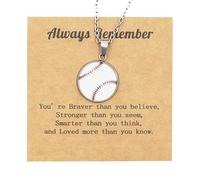 Rnivida Sport Pendant Necklace for Women,Inspirational Christian Bible Verse Jewelry Gifts, Packaged with Christian Message Card & Box, M, Stainless Steel, No Gemstone