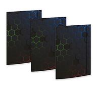 RNK 46332-3 Hexagon Portfolio Folder 240 x 330 mm Pack of 3 DIN A4 with Elastic Closure