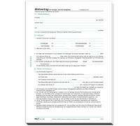 RNK 553/10 Garage Rental Agreement 4-Sided DIN A4 Pack of 10