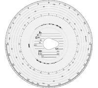 RNK Tachograph Disks 125 km/h Automatic, Haug # 125 151/3101 cm Diameter Pack of 100