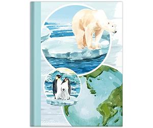 RNK VERLAG 46787 Planet Notebook DIN A4 Blank with 96 Sheets 70 g/m² Pack of 1