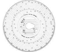 RNKVERLAG 3100 Original HAUG Diagram Discs 125 100 (125 km/h Combi), 1 Pack of 100