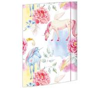 RNKVERLAG 45327 - Tekenmap eenhoorn 310 x 440 mm DIN A3, met elastische sluiting, 1 stuk