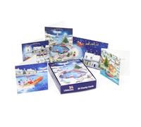 RNLI Charity Christmas Cards | Box of 20 Christmas Cards with 5 Designs | Supporting the RNLI