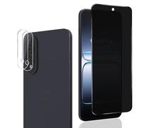 Rnnmeeko Privacy Screen Protector for OnePlus Nord 5, Anti-Spy Privacy Film with Camera Protection Tempered Glass [1+2 Pieces], 9H Hardness, Anti-Spy Privacy Film for OnePlus North 5