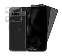 Rnnmeeko Privacy Screen Protector for Tempered Glass for Google Pixel 8a, Anti-Spy Privacy Film with Camera Protection, Tempered Glass [2+2 Pieces], 9H Hardness, Anti-Spy Privacy Film for Google Pixel