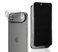 Rnnmeeko Privacy Screen Protector for Tempered Glass for iPhone Air, Anti-Spy Privacy Film with Camera Protection Glass [1+2 Pieces], 9H Hardness, Anti-Spy Privacy Film for iPhone Air