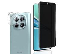 Rnnmeeko Privacy Screen Protector for Tempered Glass for Xiaomi Redmi Note 15 5G, Anti-Spy Privacy Film with Camera Protection Glass [1 + 2 Pieces], 9H Hardness, Anti-Spy Privacy Film