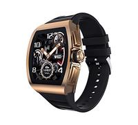 RNNTK Activity Tracker Smartwatch, 1.4in HD Screen Fitness Watch For Men Women,With Music Control Heart Rate Blood Pressure Monitor Smart Watch-Golden