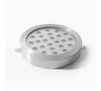 RNNYWDRQ 12V Surface Mounted Underwater Lights - LED Pool Wall Light, IP68 Waterproof Recessed Spotlight, For Outdoor, Hotel, Fountain, Swimming Pool Lighting(White,9W(AC12V))