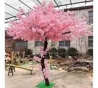 RNNYWDRQ Artificial Cherry Blossom Trees Pink Cherry Blossom Tree, Silk Cherry Blossom, Fake Sakura Flower Indoor Outdoor Gardens Home Office Party 2.5x2.5m/8.2x8.2ft