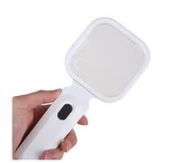 RNNYWDRQ Boutique Magnifying glassPortable Rectangle Magnifiers HD with LED Lights for Old Man Reading Newspaper Children 3X 10X Handheld Illuminated Magnifying Glass/Product Code: WW-743