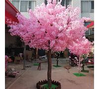 RNNYWDRQ Japanese Artificial Cherry Blossom Tree Simulation Plant Peach Tree Wishing Tree Fake Silk Flower Shopping Mall Decor 1.5 * 1m/4.9x3.2ft